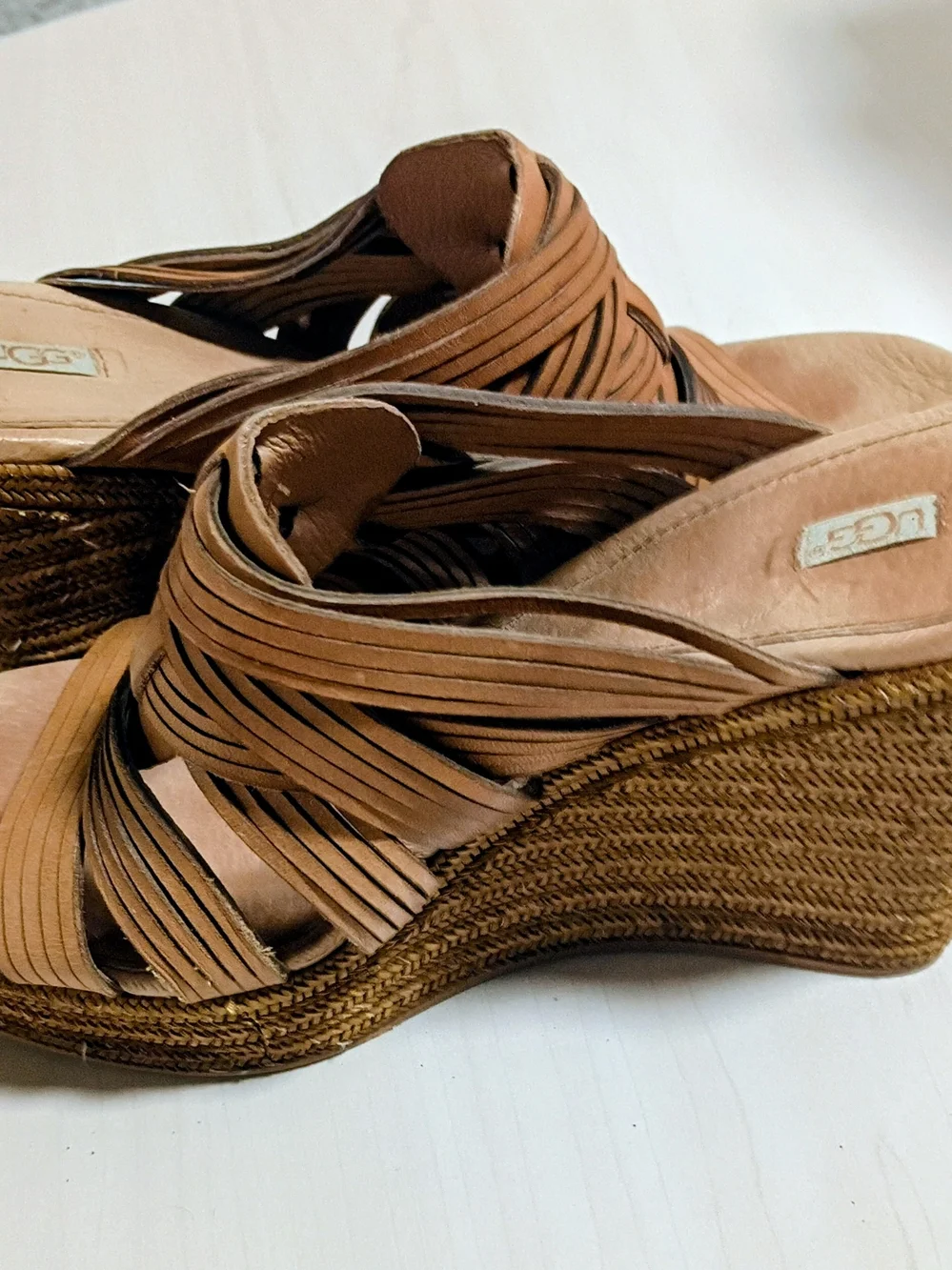 UGG woven leather